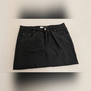 Steve Madden Black Mini Skirt
